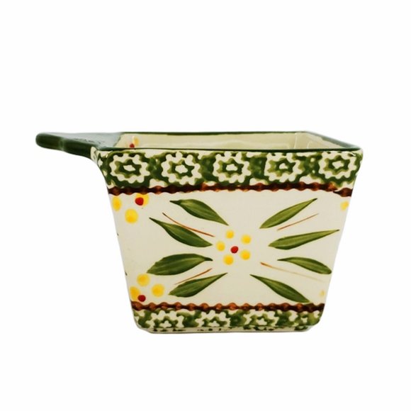 Temptations Tara Ramekin Bake Dish Old World Green - Picture 2 of 4